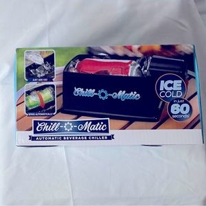 Chillmatic automatic beverage chiller. Ice cold  beverages in 60 seconds!